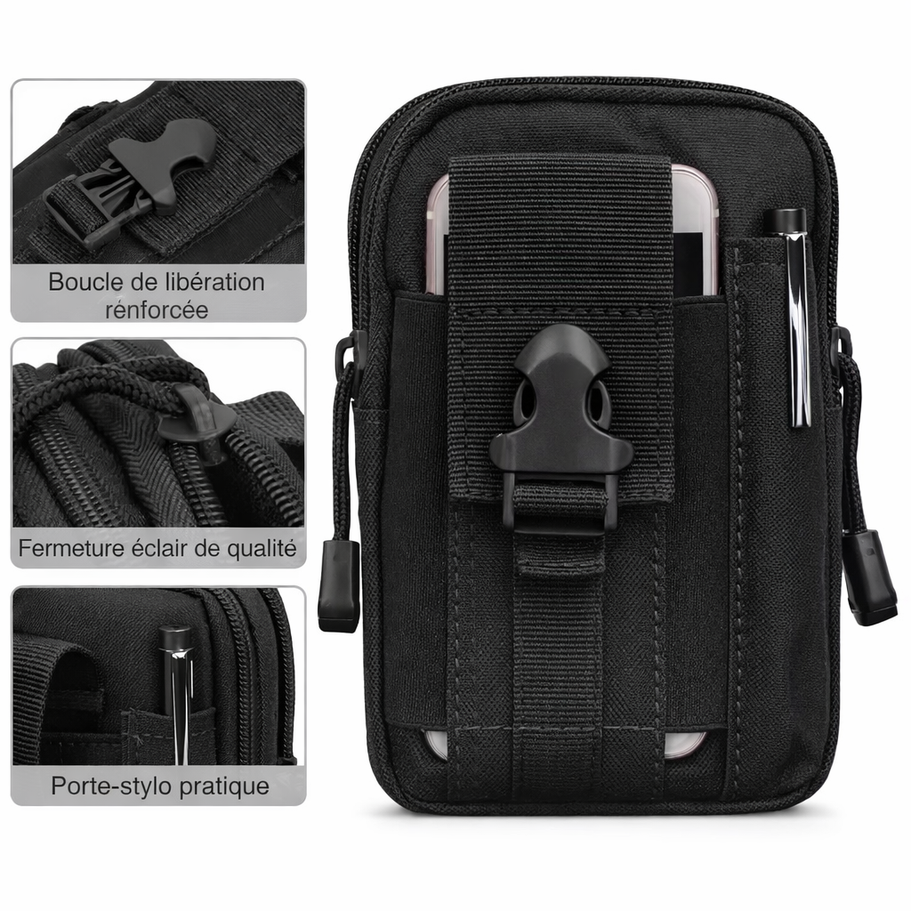 Pochette Tactique Randonnée Légère Confort Outdoor