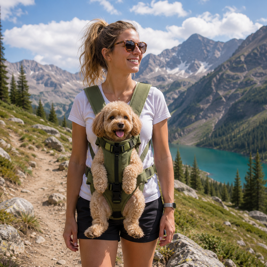 Porte Chien Ventrale Randonnée Confort