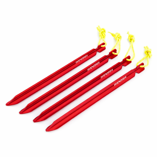 Piquets Tente Neige Sol Dur Lot de 4 Résistants