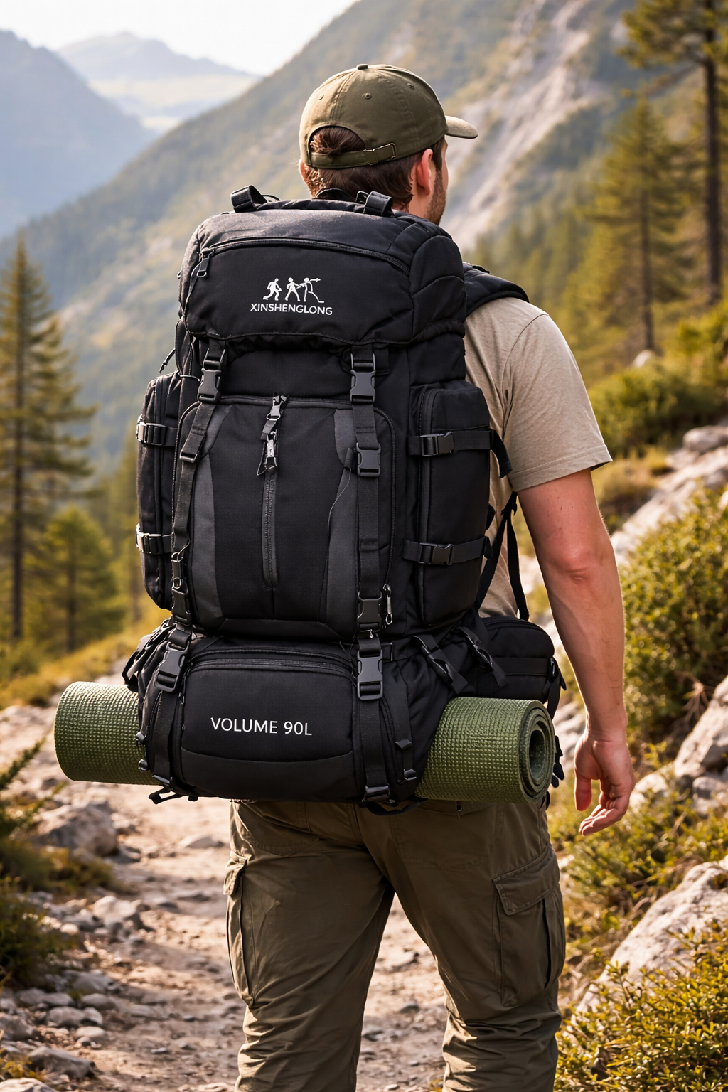 Sac à Dos Randonnée 90L Grande Capacité Outdoor