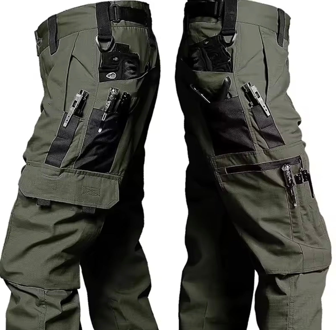Pantalon Cargo Randonnée Impérméable Léger Confort