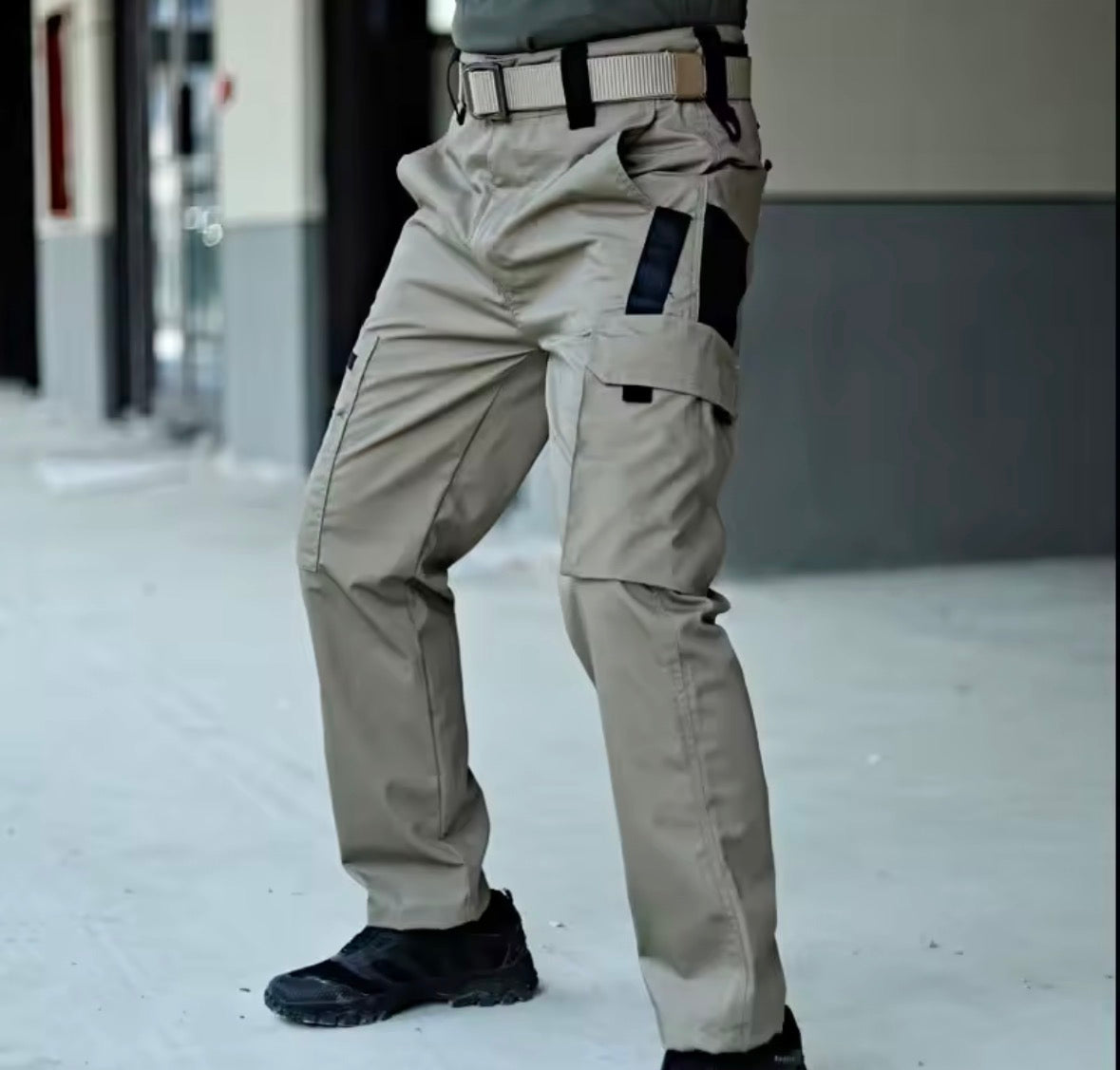 Pantalon Cargo Randonnée Impérméable Léger Confort