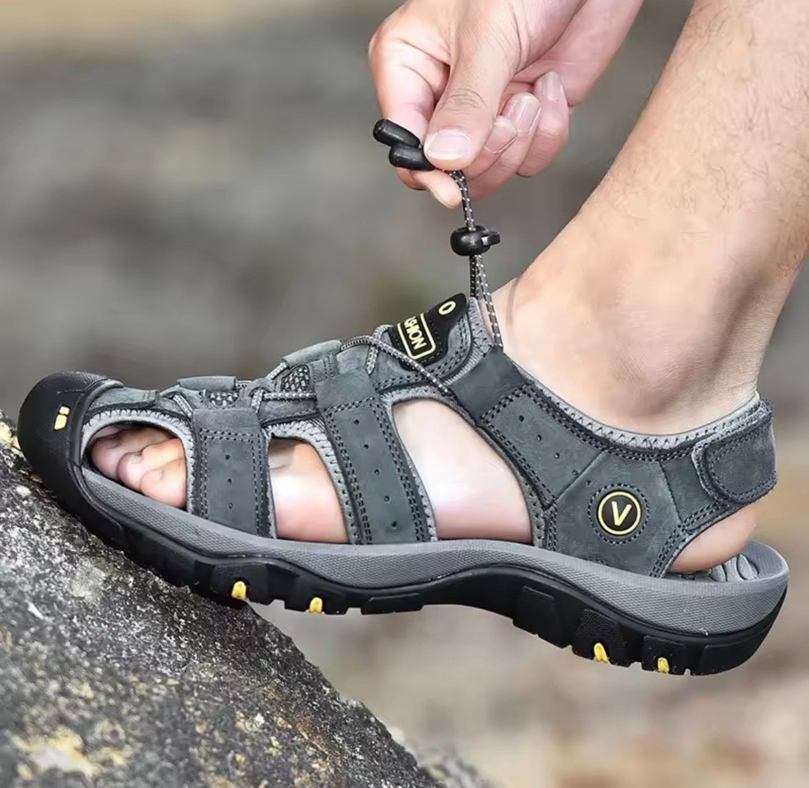 Sandales Homme Cuir Respirantes