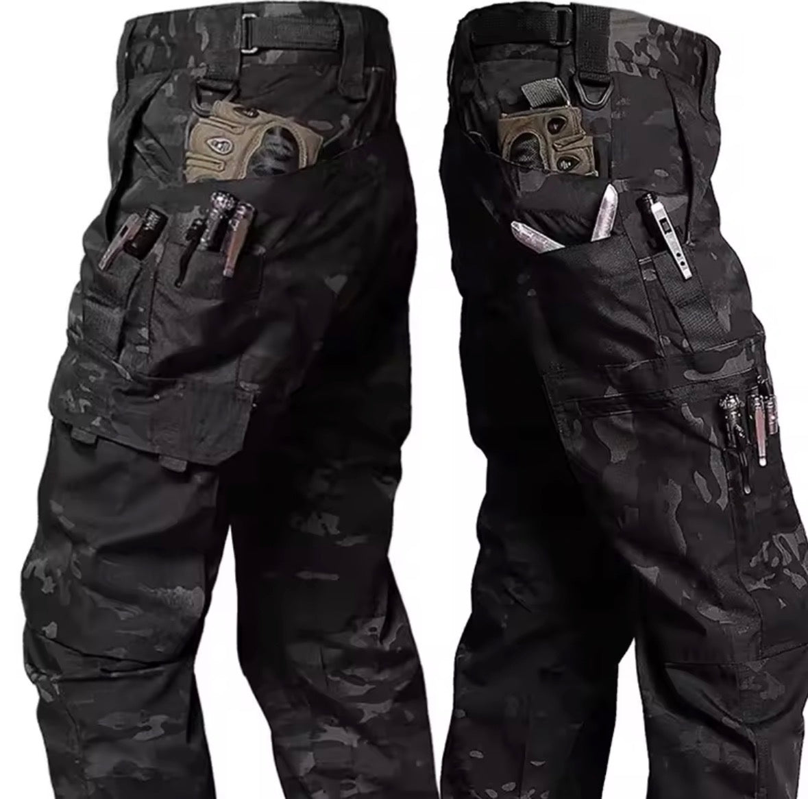 Pantalon Cargo Randonnée Impérméable Léger Confort