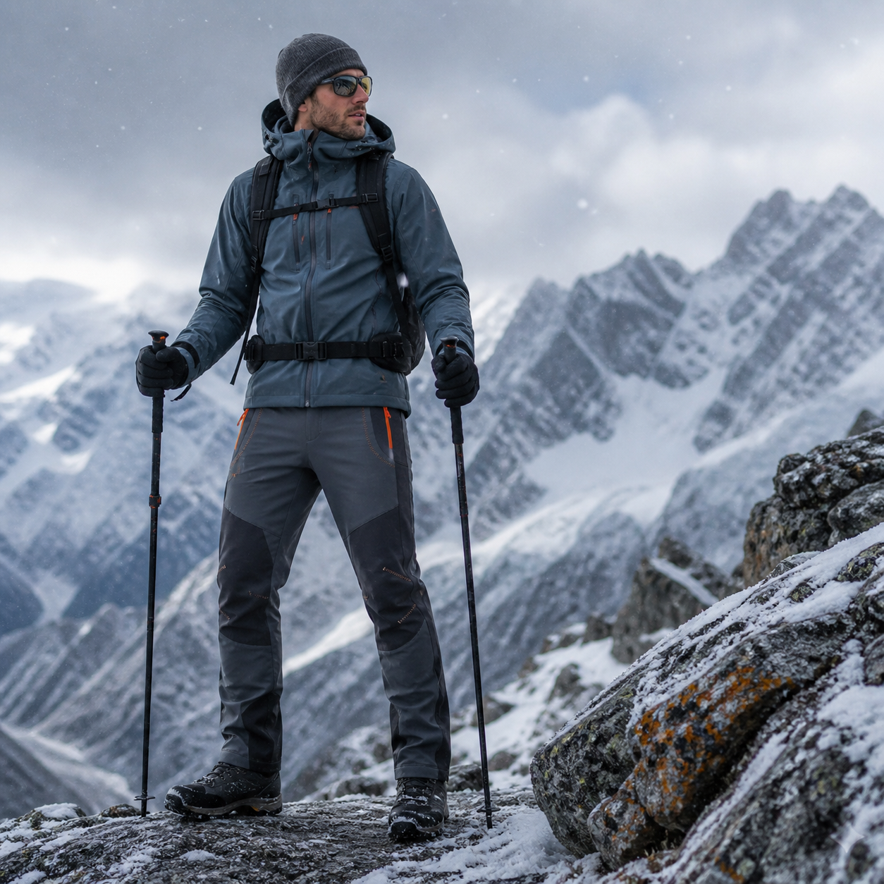 Pantalon Randonnée Hiver Chaud Impérméable Confort