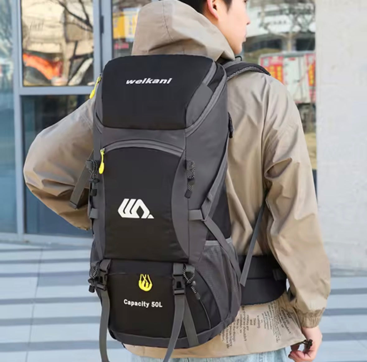 Sac à Dos Randonnée 50L Étanche Léger Résistant