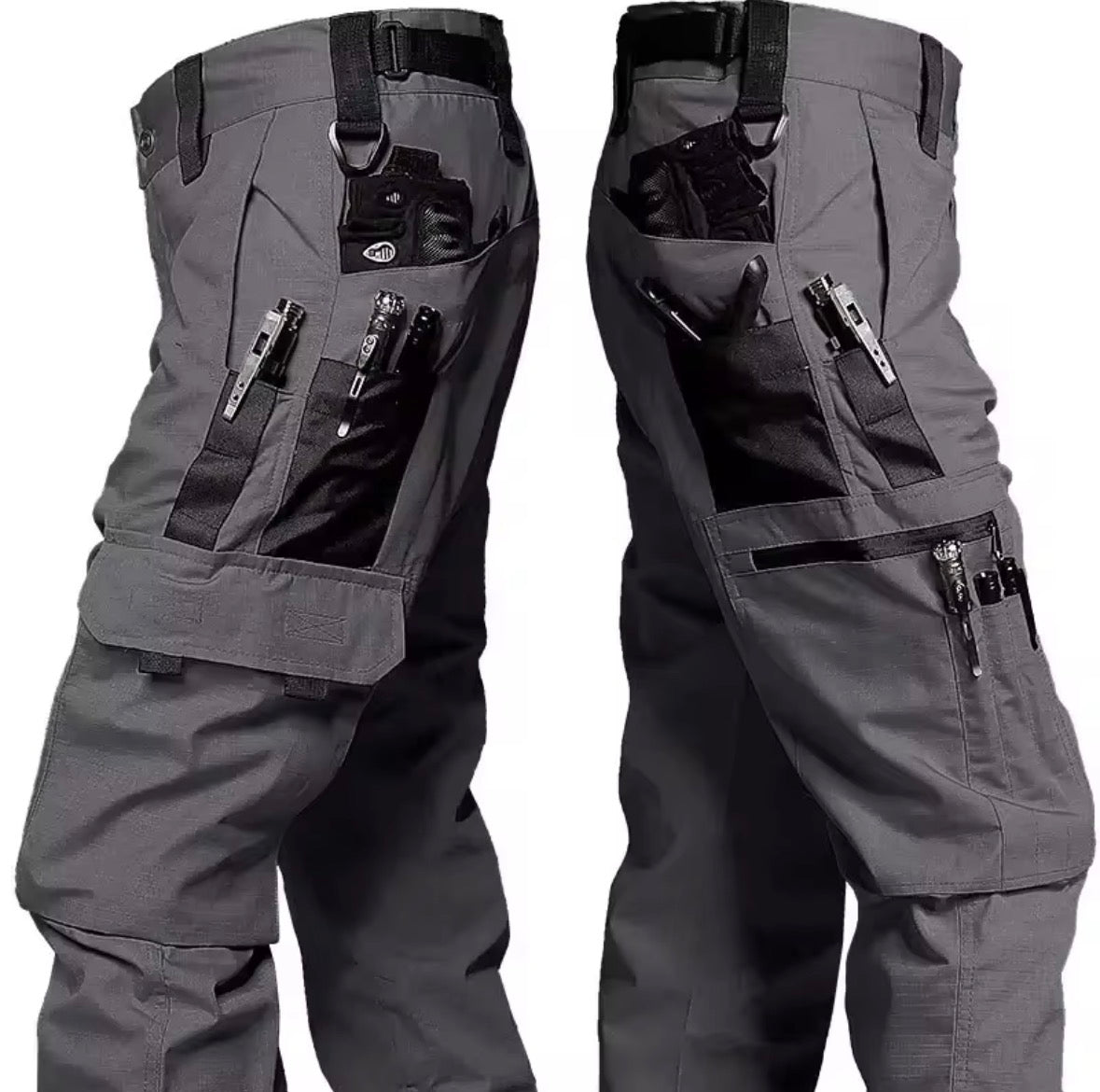 Pantalon Cargo Randonnée Impérméable Léger Confort